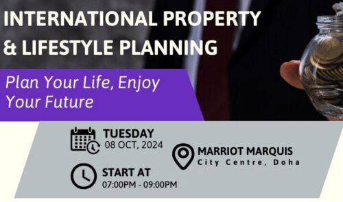 Social-Media-post-Doha-e1725943483413-770x424 We are delighted to invite you to an educational evening in Doha, where we will explore the essential elements of lifestyle planning and the pivotal role that property investment plays in securing your future.